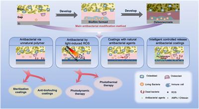 Multifunctional Coatings of Titanium Implants Toward Promoting Osseointegration and Preventing Infection: Recent Developments